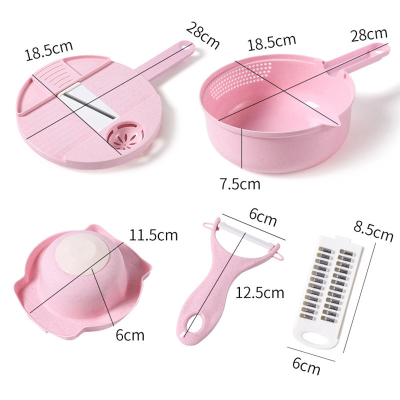 12 buc. Instrumente de tăiat legume Răzătoare pentru tăietor de legume Tocător de tăiat mai multe dispozitive de tăiat morcovi Gadget pentru fructe