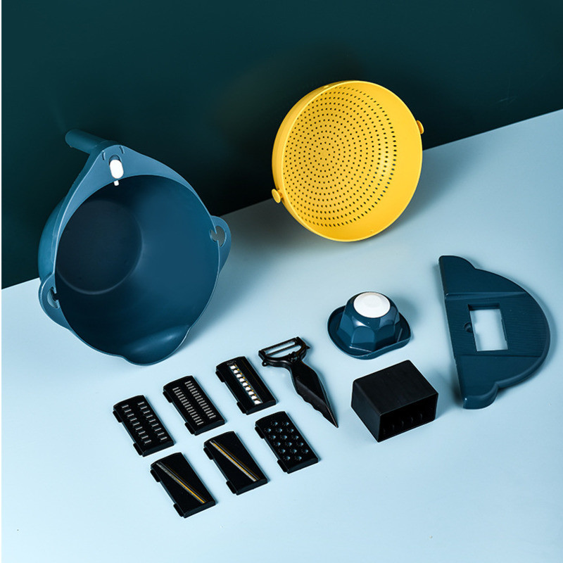 12 részes készlet 8 az 1-ben kütyü Konyhai szerszám Zöldségvágó Többfunkciós Konyhai robotgép Aprító Burgonya Gyümölcs sárgarépa szeletelő