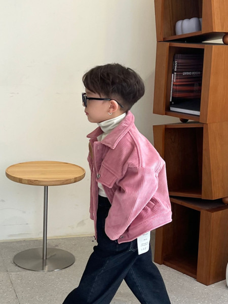 Tasku ja klassikalise kraega vabaaja laste jope