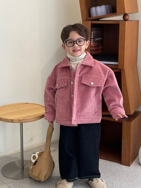 Tasku ja klassikalise kraega vabaaja laste jope