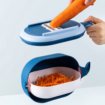 Многофункционален шредер за зеленчуци, нарязани на кубчета, кълцачи за храна, преносим резачка, кухненски инструмент за кухня GRSA889