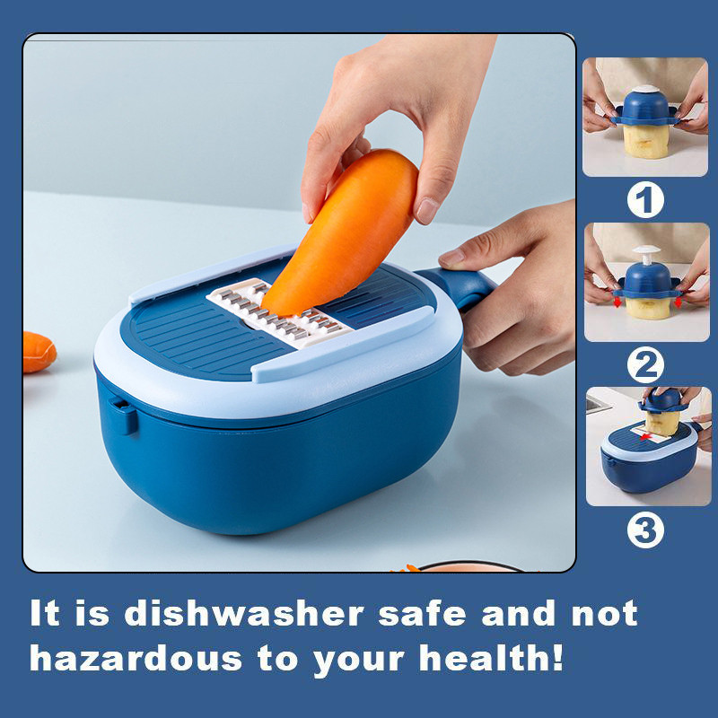 Tocator de legume multifunctional Tocator de legume Tocator de alimente Tocator portabil Instrument de bucatarie pentru bucatarie GRSA889