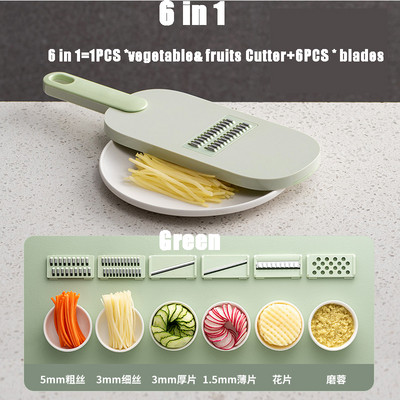 Többfunkciós forgó zöldségvágó konyhai zöldség-gyümölcs aprító reszelő (kosárral/kosár nélkül)