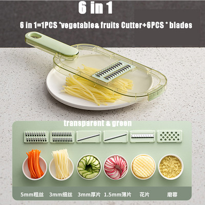 Többfunkciós forgó zöldségvágó konyhai zöldség-gyümölcs aprító reszelő (kosárral/kosár nélkül)