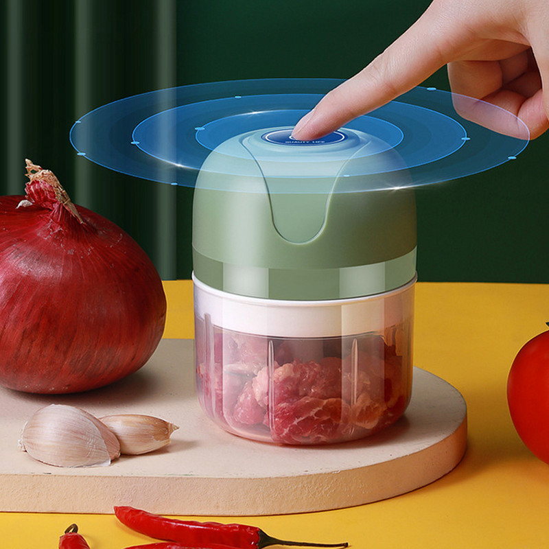 Tocător de usturoi reîncărcabil, mașină de tocat carne, mașină de tocat carne, mașină auxiliară pentru alimente, mașină de tocat legume, zdrobitor, unelte de bucătărie
