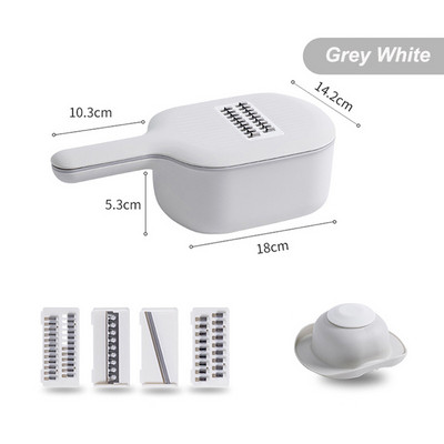 Multifuncțional Cartofi Morcovi Castraveți Mandolină Tăiător Răzătoare Tocător cu Filtru/Bucătărie Fructe și Legume Instrumente