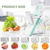 5 viename smulkinimo artefaktas Daugiafunkcis daržovių pjaustytuvas Reguliuojamas trintuvas virtuvės pjaustymo artefaktas rankinis trintuvas virtuvės įrankis