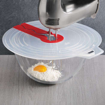 34*31CM Купа за яйца Разбиване Капак на екрана Защита от пръски за печене Капаци на купи Инструмент за готвене Кухненски аксесоари