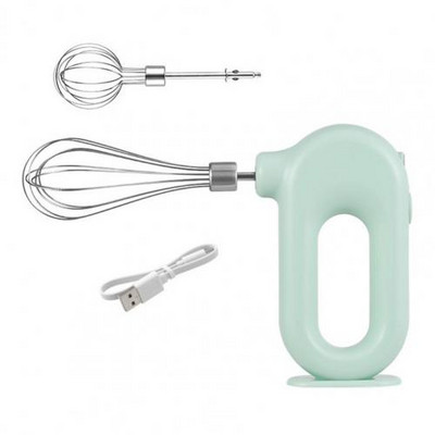 1 set miksera za jaja Ekološki brzi plastični ručni električni blender za hranu Bežična ručna metlica za punjenje za dom