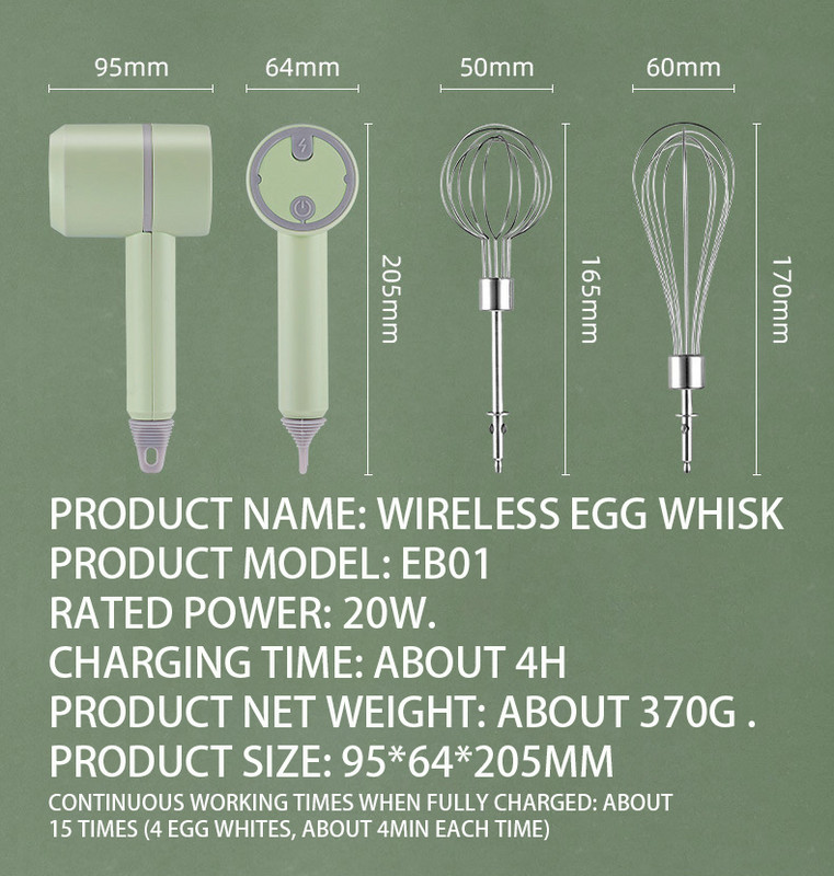 Spumator electric USB pentru spumare de lapte 3 viteze Spumant pentru cappuccino 3 teluri Batător de ouă de mână Ciocolată caldă Latte Mixer pentru băuturi Coacerea prăjiturii