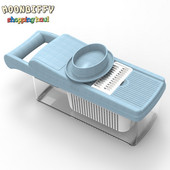 Többfunkciós zöldségvágó Gyümölcsszeletelő Reszelő Aprítógép Lefolyó kosárszeletelő 8 az 1-ben Gadgets Konyhai Kiegészítők Cocina