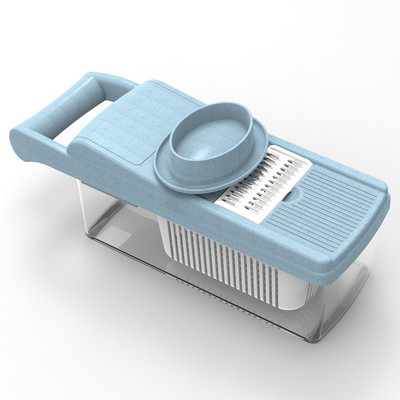 Többfunkciós zöldségvágó Gyümölcsszeletelő Reszelő Aprítógép Lefolyó kosárszeletelő 8 az 1-ben Gadgets Konyhai Kiegészítők Cocina