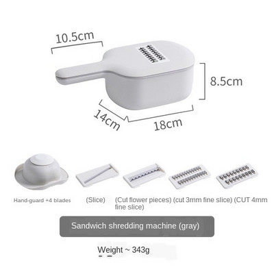 Daugiafunkcis daržovių pjaustytuvas Bulvių smulkintuvas Buitiniai virtuvės reikmenys Smulkintuvas Agurkų griežinėliai virtuvės prietaisai