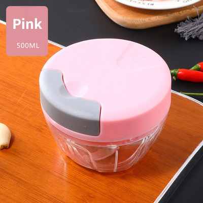 500/900 ML Rotirajuća preša za češnjak, drobilica, mlinovi za povrće, rezač luka, ručna mašina za mljevenje mesa, sjeckalica za češnjak, kuhinjski pribor