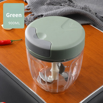 500/900 ML Rotirajuća preša za češnjak, drobilica, mlinovi za povrće, rezač luka, ručna mašina za mljevenje mesa, sjeckalica za češnjak, kuhinjski pribor