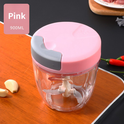 500/900 ML Rotirajuća preša za češnjak, drobilica, mlinovi za povrće, rezač luka, ručna mašina za mljevenje mesa, sjeckalica za češnjak, kuhinjski pribor