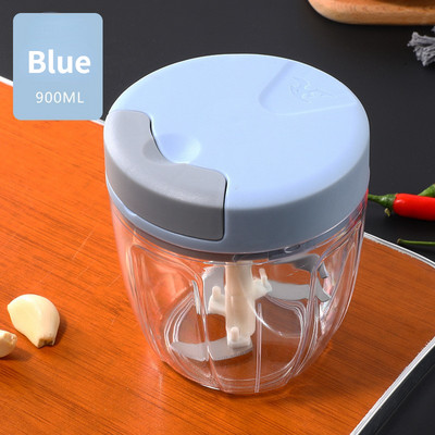 500/900 ML Rotirajuća preša za češnjak, drobilica, mlinovi za povrće, rezač luka, ručna mašina za mljevenje mesa, sjeckalica za češnjak, kuhinjski pribor