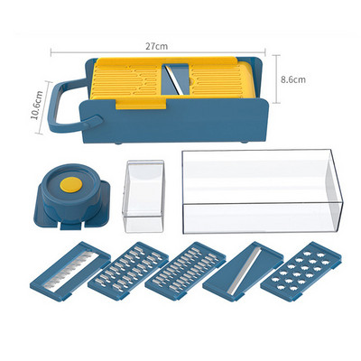 Rotacijski rezač povrća Višenamjenski rezač krumpira Ribelica za mrkvu Ručni rezač Kuhinjski pribor za kućanstvo