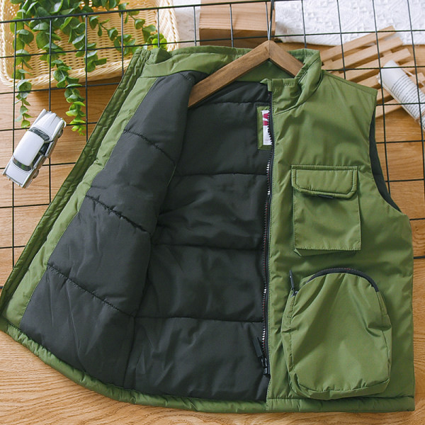 Madinga berniukiška liemenė su užtrauktuku ir kišene