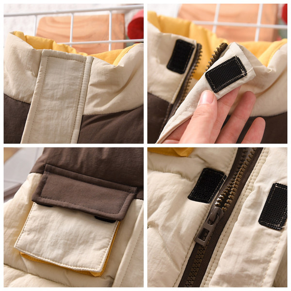 Vesta casual pentru copii cu buzunar