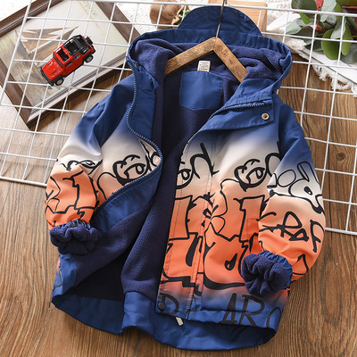 Vaikiška laisvalaikio striukė berniukams su užrašais