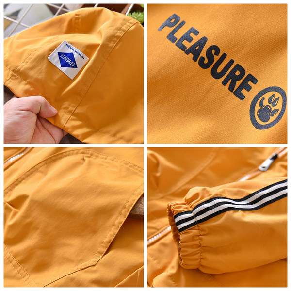 Laisvalaikio vaikiška striukė su flisiniu pamušalu - berniukams