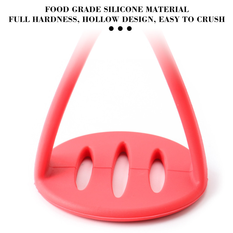 Szilikon burgonyanyomó széles törőlappal a sima burgonyapüréhez Gyümölcs-zöldség Eszközök Rizzasztóprés aprító