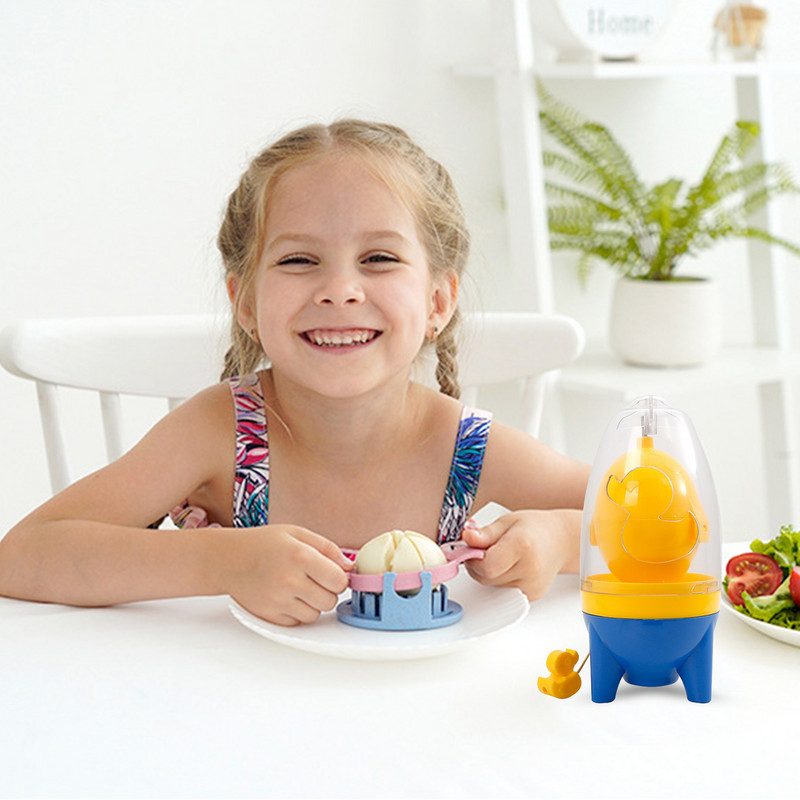 Aparat manual de fabricare a ouălor de aur Egg Spinner Shaker Mixer de alb și gălbenușuri pentru ouă fierte tari Spinner de ouă pentru ouă fierte tari alb și