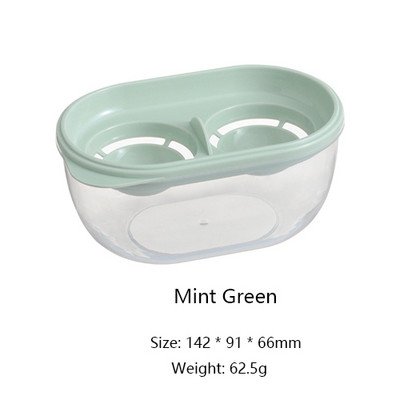 Separator de albușuri cu 2 compartimente Filtru pentru gălbenușuri Scurătoare de lichid de ou cu cutie de depozitare pentru proteine Accesorii pentru coacere în bucătărie