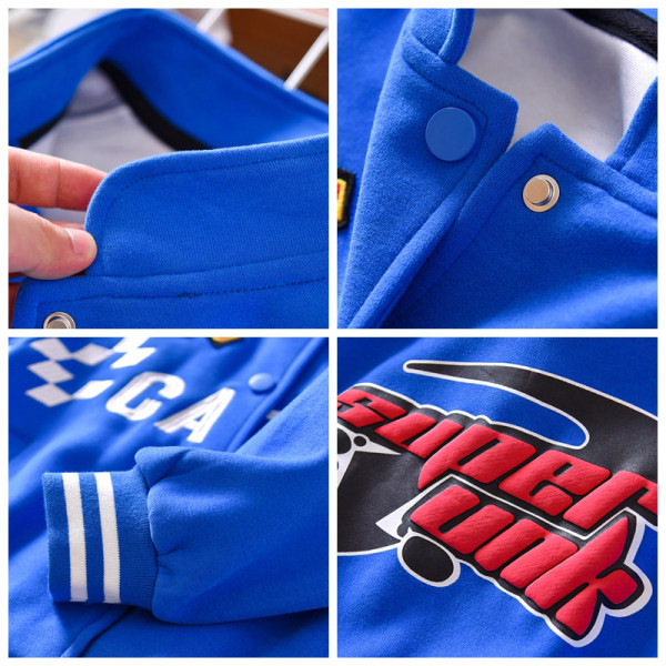 Ležérna detská bunda s nápisom