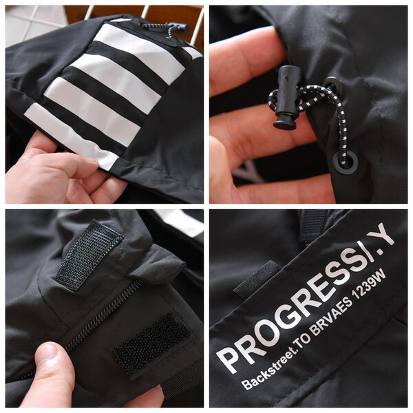 Geaca casual pentru copii cu gluga cu imprimeu pentru baieti