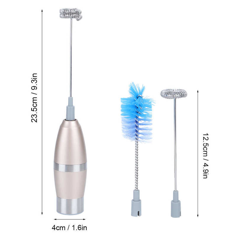 Spumant electric de mână pentru spumare pentru spumă Baterie de cafea Agitator Spumant electric pentru lapte