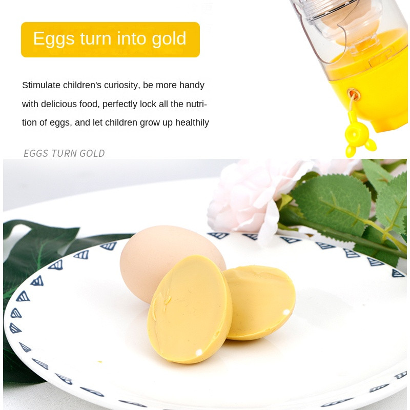 Extractor de ouă de aur amestec manual de gălbenușuri de ou de uz casnic, bate oul, agitați oul, aruncați ou, trageți oul