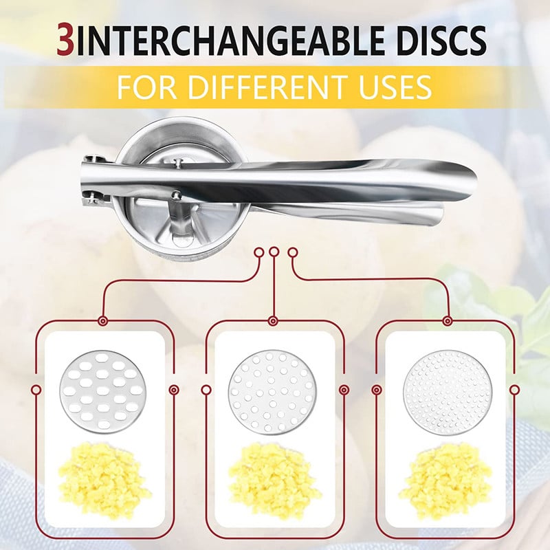 Alati za kućanstvo Kuhinjski alati za kuhanje Rižnica za krumpir od nehrđajućeg čelika Gnječila za krumpir Cjedilo za voće i povrće Ručni sokovnik za limun