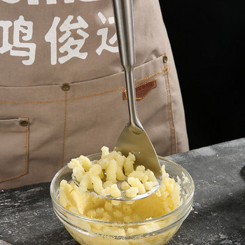 Fruit Mashers 1Pcs Πίεση λάσπη από ανοξείδωτο ατσάλι με λαβή Εργαλεία κουζίνας πολλαπλών χρήσεων για φαγητό Πουρέ πατάτας