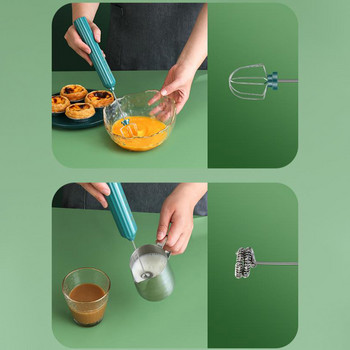 Μίνι αναδευτήρας ηλεκτρικού μπλέντερ USB Milk Frother Handheld Milk Foame Maker 3-Speeds Egg Beater Mini mixer for Coffee Electric Egg Whisk