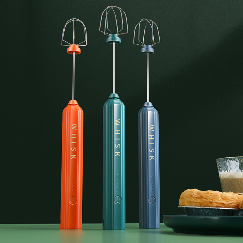 1PC Agitator electric Spumant de lapte Spumant Batător de ouă de mână USB Charger Bubble Maker Mixer pentru blender de cafea Cappuccino