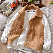 Új modell gyerekmellény zsebbel