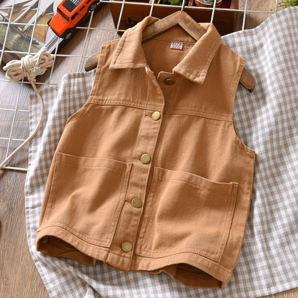 Új modell gyerekmellény zsebbel