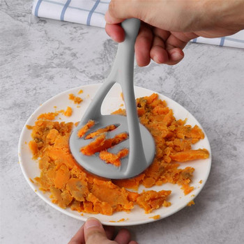 Δημιουργικό σκεύος μαγειρικής πολλαπλών χρήσεων Lager Silicone Potato Masher Εργαλείο κουζίνας Pumpkin Potato Pusher