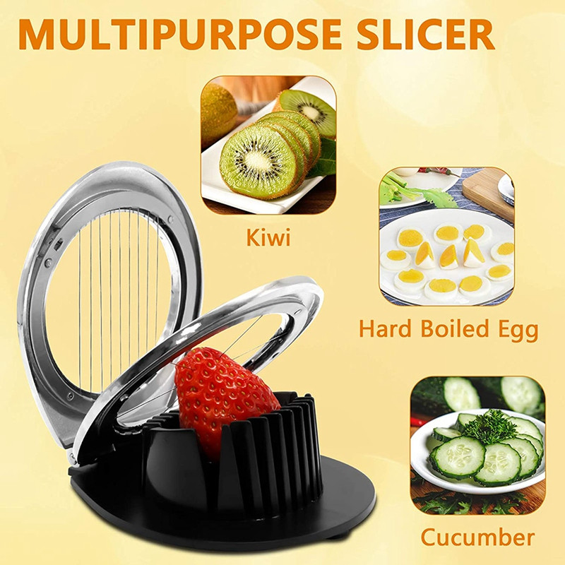 Kiaušinių pjaustyklė, Kietai virtų kiaušinių pjaustyklė Tinka kiaušiniams Braškių minkštųjų vaisių pjaustyklė Sumuštinių presas