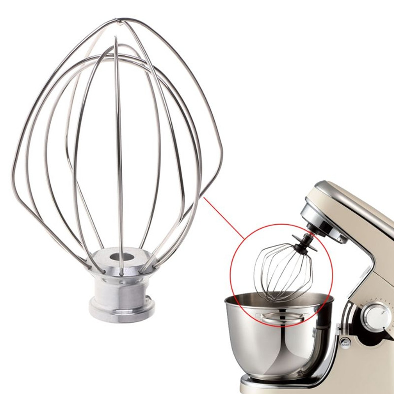 Accesoriu baterie electrică pentru bici din sârmă din oțel inoxidabil pentru Kitchenaid K45WW 4.5QT Potrivit pentru accesorii de bucătărie K45WW
