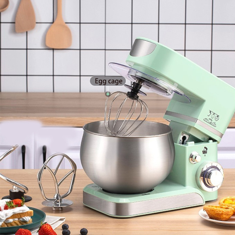 Baterie electrică de bucătărie, cu 6 fire, din oțel inoxidabil, pentru albușuri de ou. Înlocuiți capul Compatibil cu Biolomix BM-1902 BM-785 5L