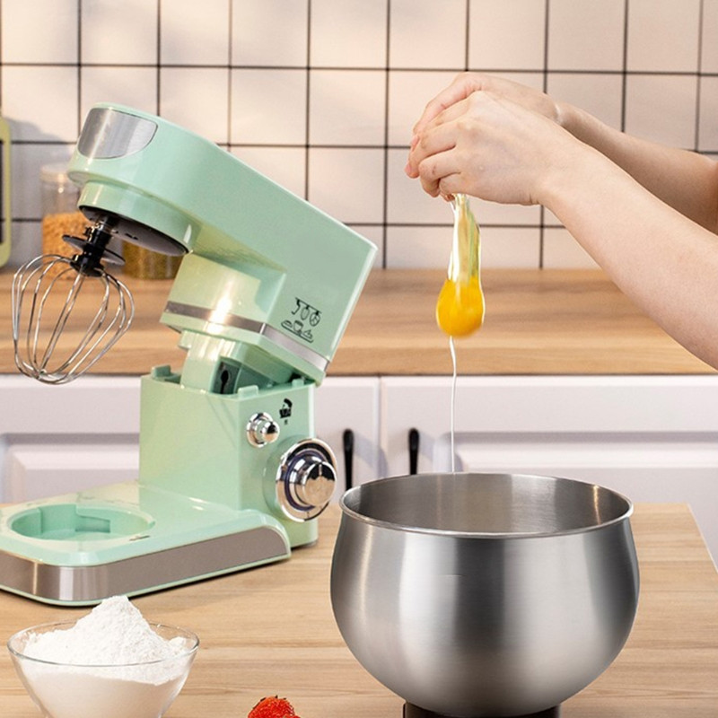 Baterie electrică de bucătărie, cu 6 fire, din oțel inoxidabil, pentru albușuri de ou. Înlocuiți capul Compatibil cu Biolomix BM-1902 BM-785 5L