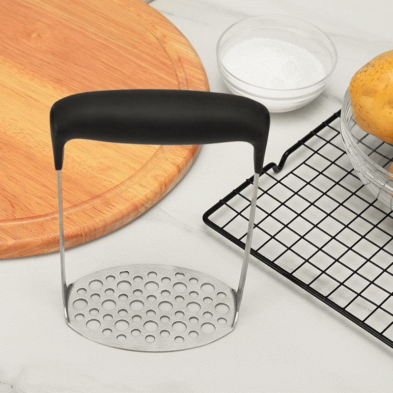 Burgonyanyomó rozsdamentes acél konyhai eszközök Kiegészítők Eszközök Kézi burgonyafacsaró Édes-gyümölcs-zöldség préselt készítő modulok