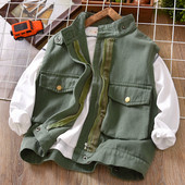 Novi model dječjeg prsluka sa džepovima za dječake