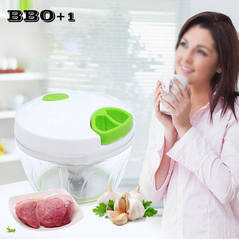 Daržovių vaisių spiralinis smulkintuvas rankinis mėsmalės pjaustyklės priedas Daugiafunkcis greitaeigis smulkintuvas Česnakų pjaustytuvas