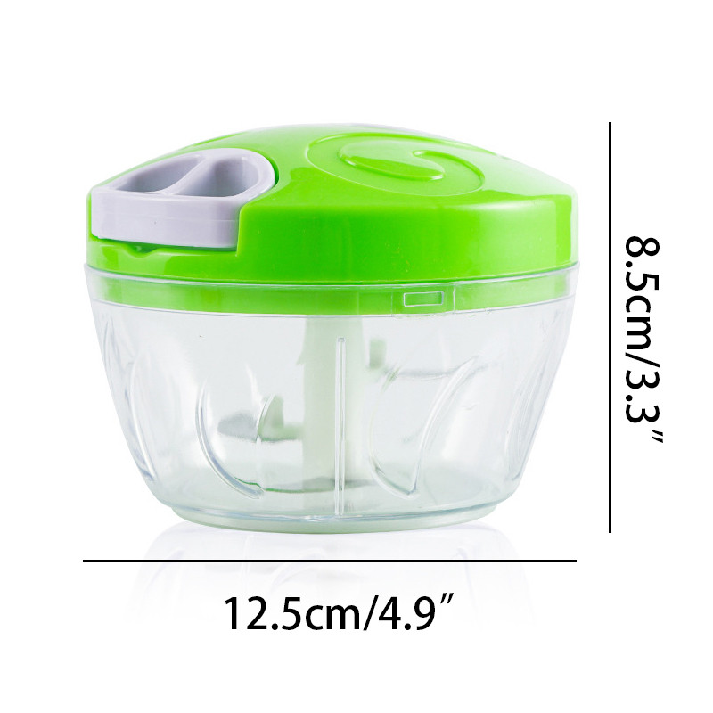 Daržovių vaisių spiralinis smulkintuvas rankinis mėsmalės pjaustyklės priedas Daugiafunkcis greitaeigis smulkintuvas Česnakų pjaustytuvas