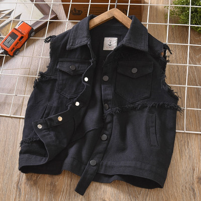 Laisvalaikio džinsinė liemenė berniukams