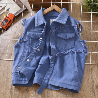 Laisvalaikio džinsinė liemenė berniukams